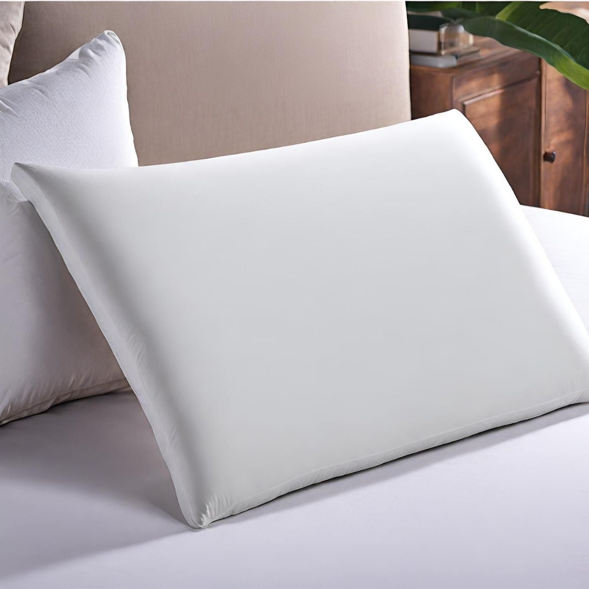 Oreiller EXTRA PLAT pour Personnes qui Dorment sur le Ventre S et Taie en Satin Extra – 50x30x5,5 - INPHYSIO - 2