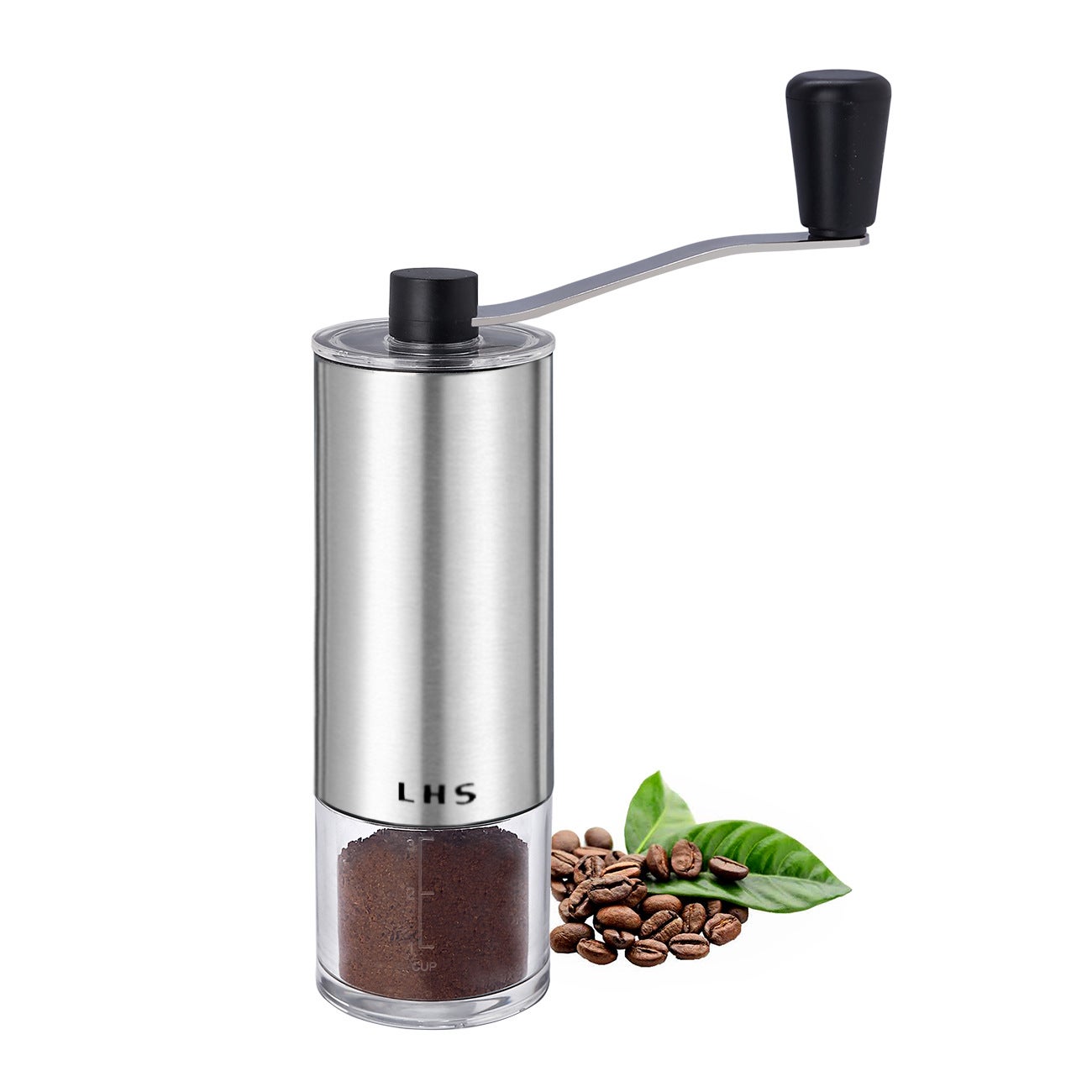 Moulin à Café Manuel En Acier Inoxydable - Meule Céramique Réglable, Portable, Pour Expresso, French Press, Turc