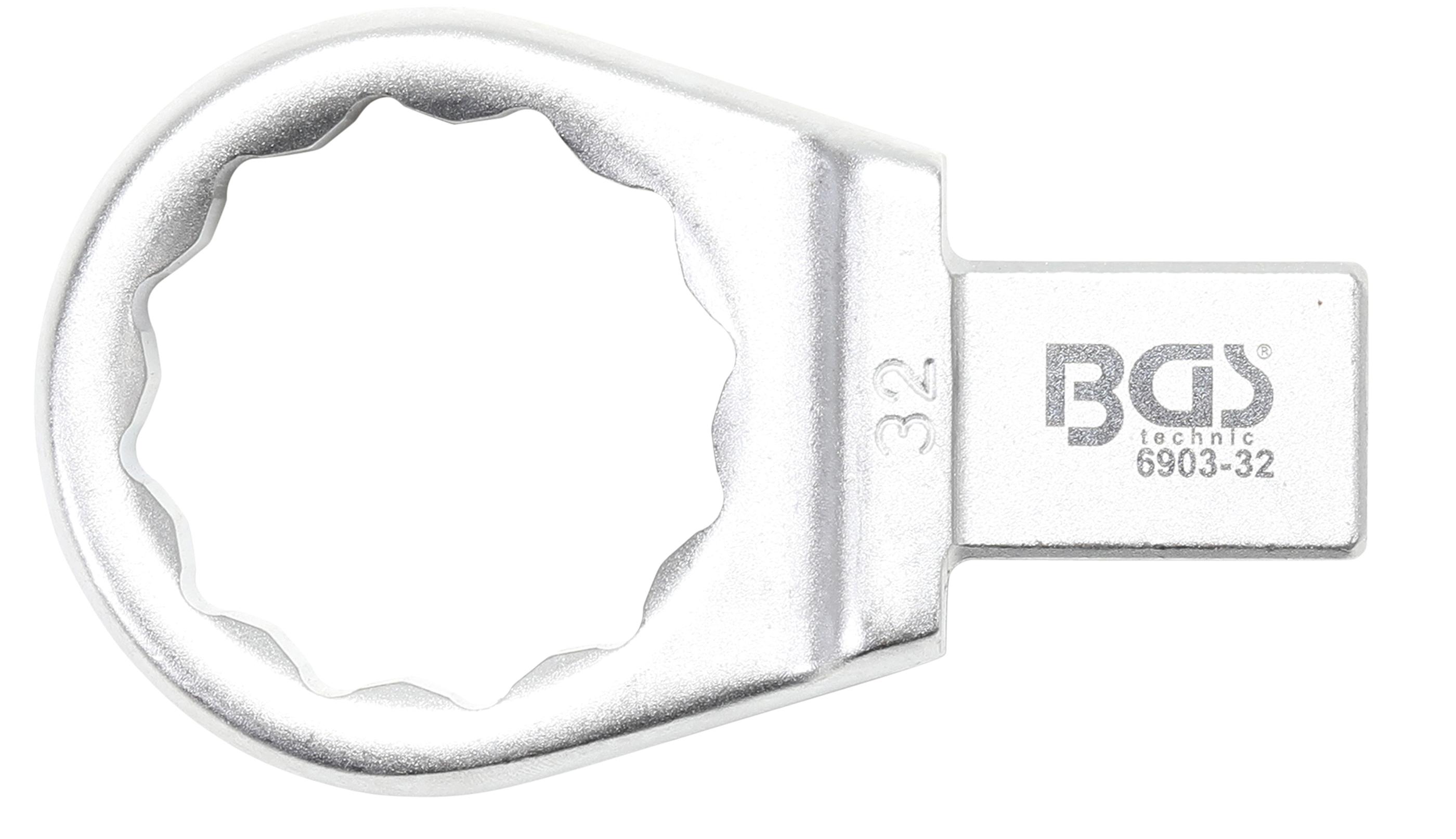 SATA ST42217SC Chiave A Doppio Anello 14x15 Mm, Gomito 40°, Acciaio Cromato, Per Spazi Stretti