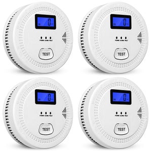 Détecteur De Fumée Et CO Interconnecté Sans Fil IMeistek - Écran LCD, Durée De Vie 10 Ans, Piles Incluses