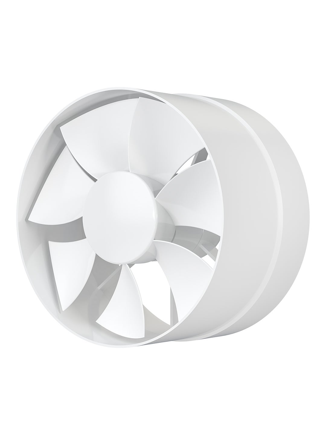 Ventilator de tubulatura cu rulmenti cu bile VentEurope WAY150BB, diametru 150 mm, debit 300 mc/h, 22W, IP24, silentios, economic, Alb