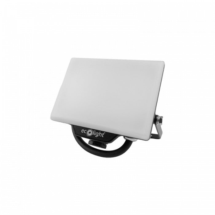 Naświetlacz LED czarno-biały LED 20W 4000K 1800lm IP65 wym: 8,9 x 11,3 x 3,5 cm aluminium Ecolight