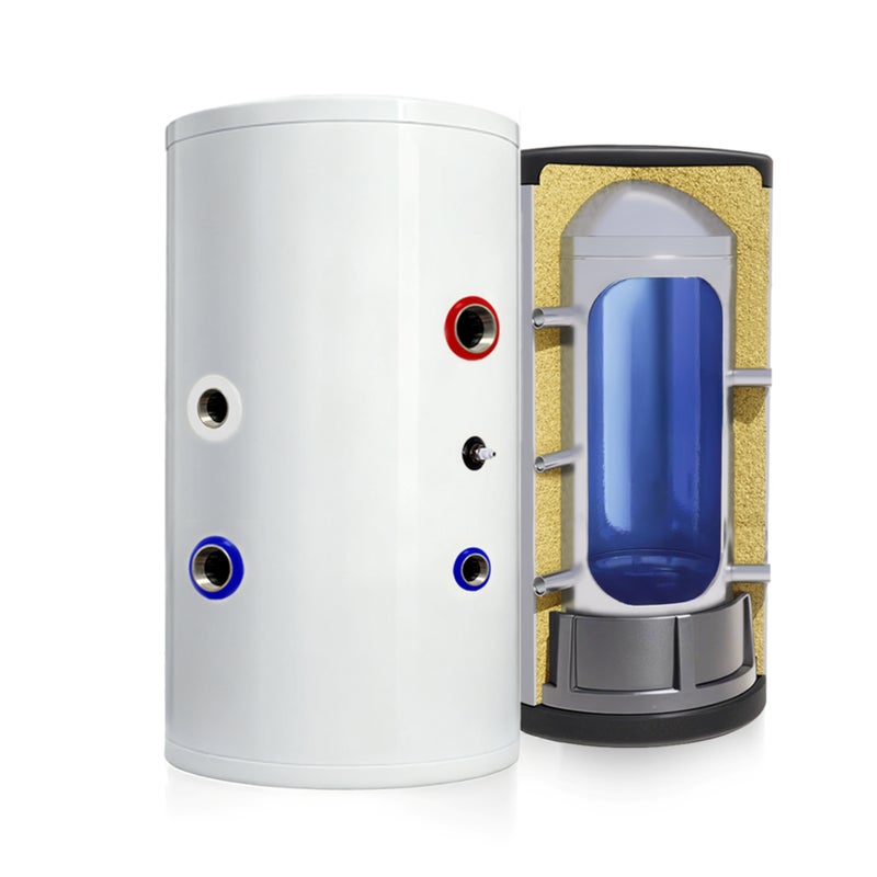 Bufor ciepła 50L NIERDZEWNY zbiornik CO magazyn do pompy, kotła, pieca