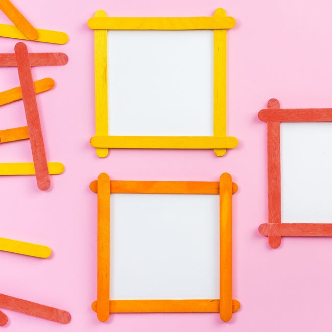 1000 Bastoncini Di Legno Colorati Senza Testa Per Arti Creative, Modellismo, Scuola E Hobby