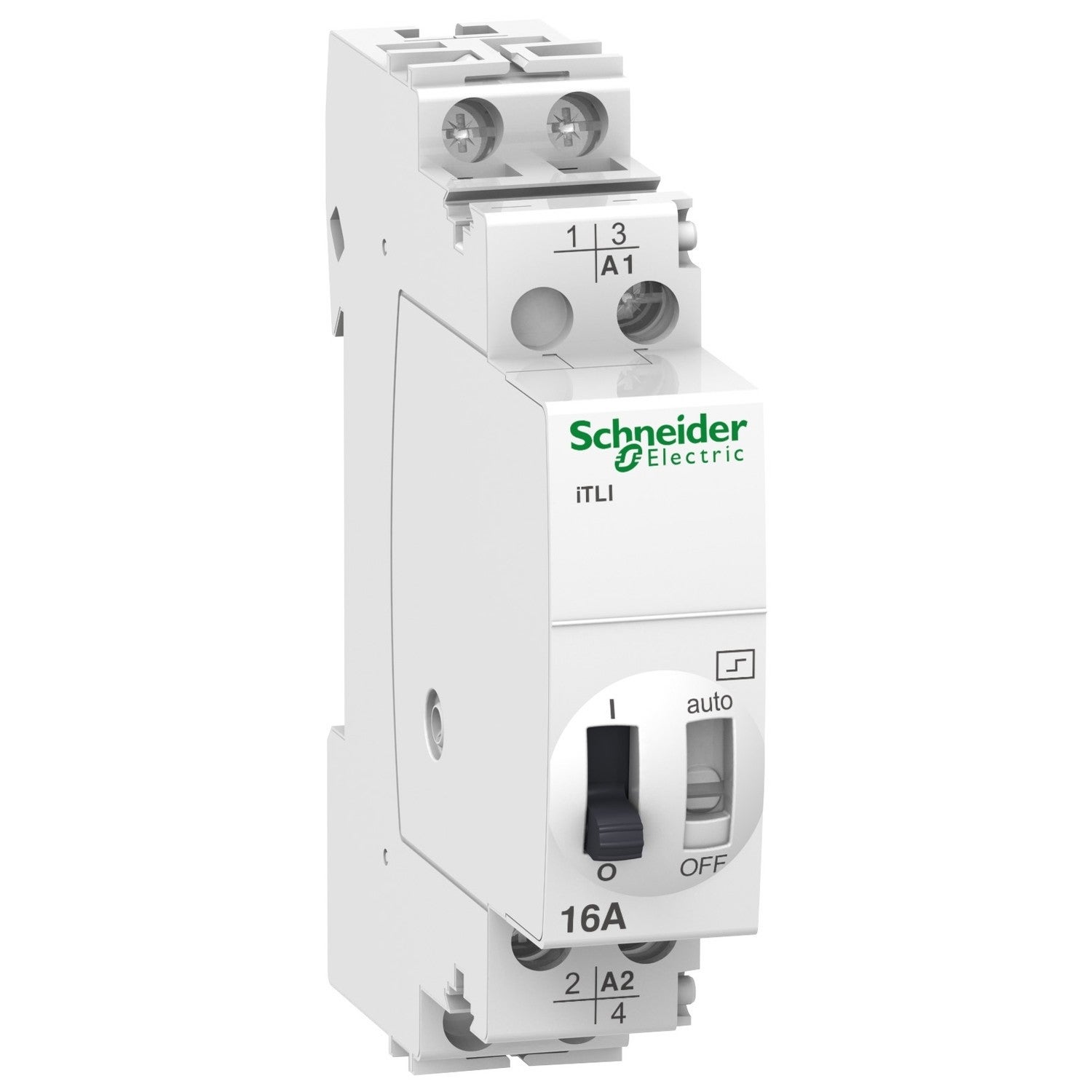 Télérupteur inverseur - 16A - 1NO+1NF - 24VCA - 12VCC - 50-60Hz - Acti9 - iTLI - 2