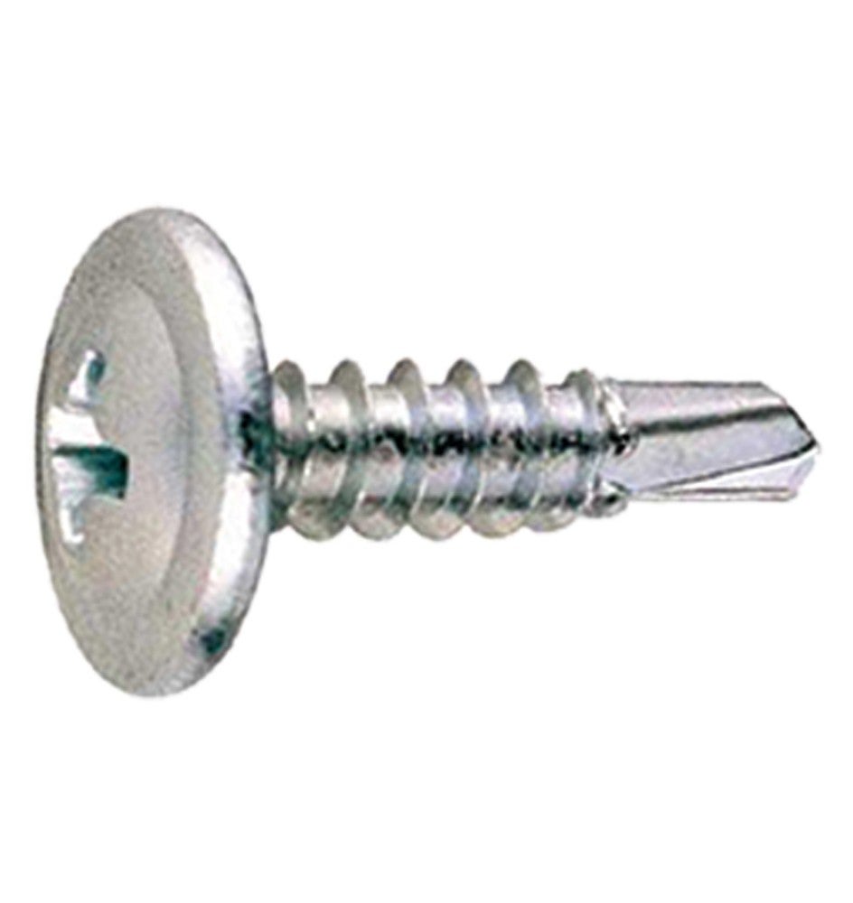 TORNILLO AUTOTALADRANTE TMT CON VASO PH AMBROVIT GALVANIZADO BLANCO MM ...