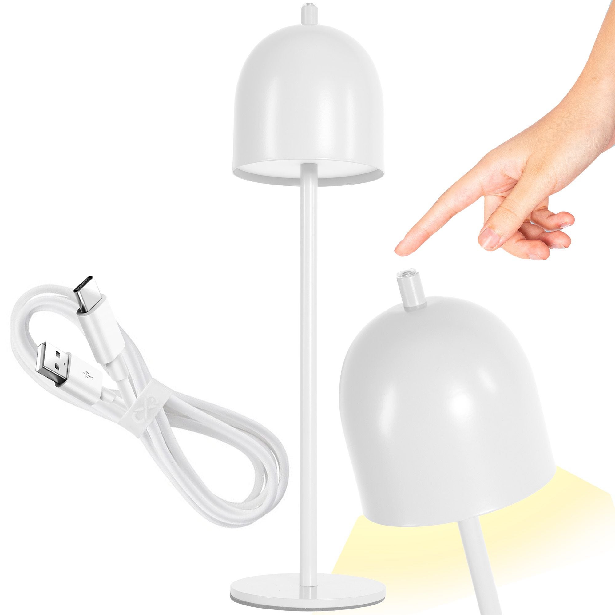 Lampka Nocna Toolight App1363-T Biały