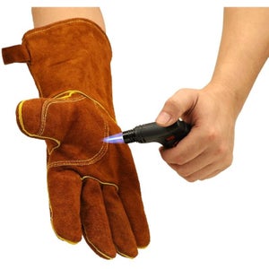 Gants De Four Doubles Extra-longs - 89 Cm - Résistants à 250°C - Matelassés En Polyester Et Coton - Avec Boucle De Suspension - Pour Barbecue, Pâtisserie