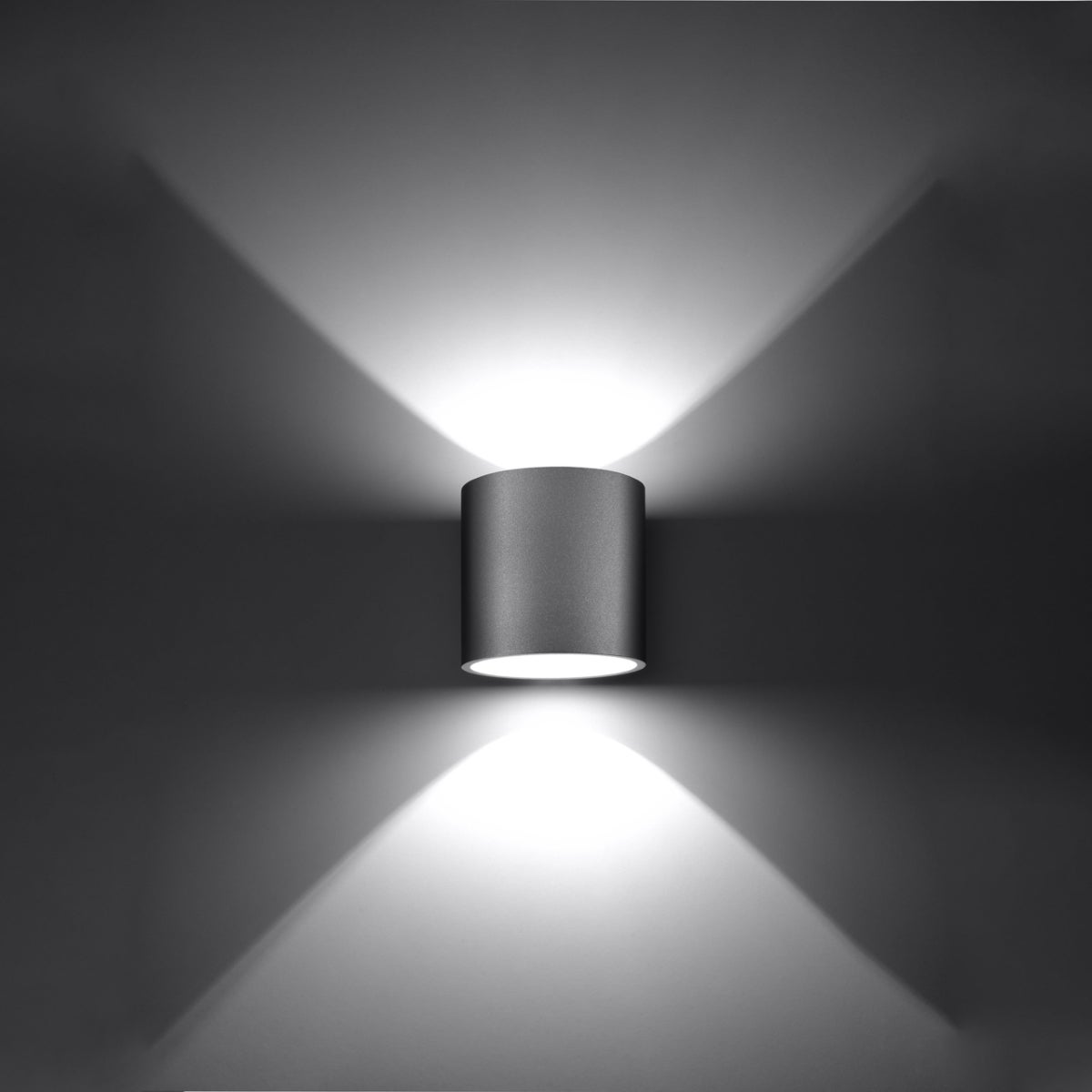 Kinkiet CELERIS 1 szary LED 3000K - 10x12x10cm Sollux