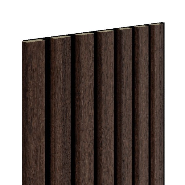 Lamele ścienne 7L Marbet Design WOODLINE 270x30 cm Dąb ciemny na czarnym filcu 1 szt.