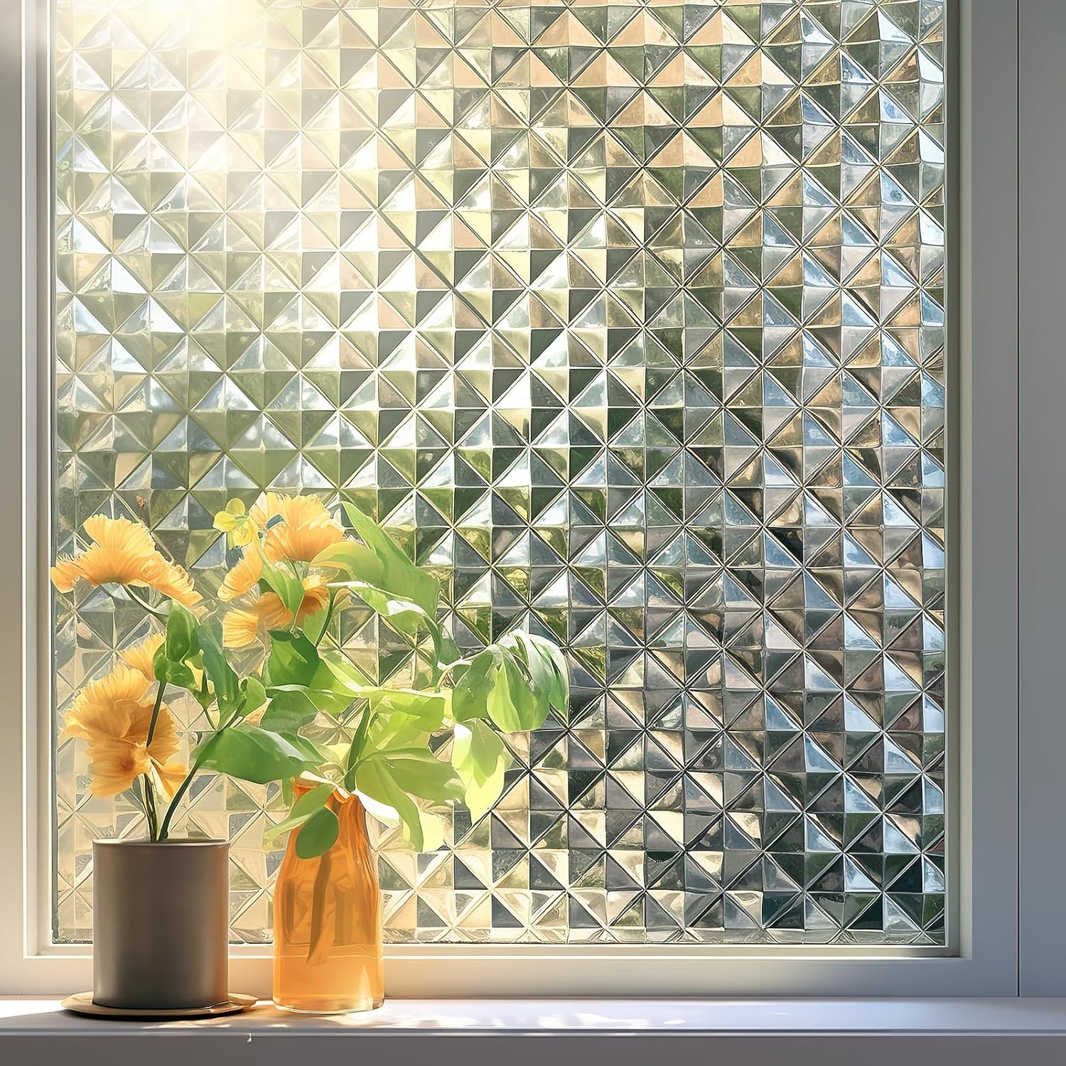 Film Fenêtre Opaque D-c-fix Laiteux - Adhésif électrostatique 45x150cm, Brise-vue Pour Vitre Et Douche