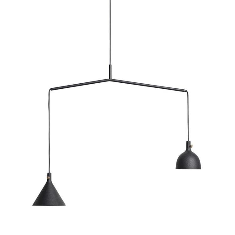 CAST SHAPE 4 - Lámpara de techo 2 Luces metal 66cm | Leroy Merlin