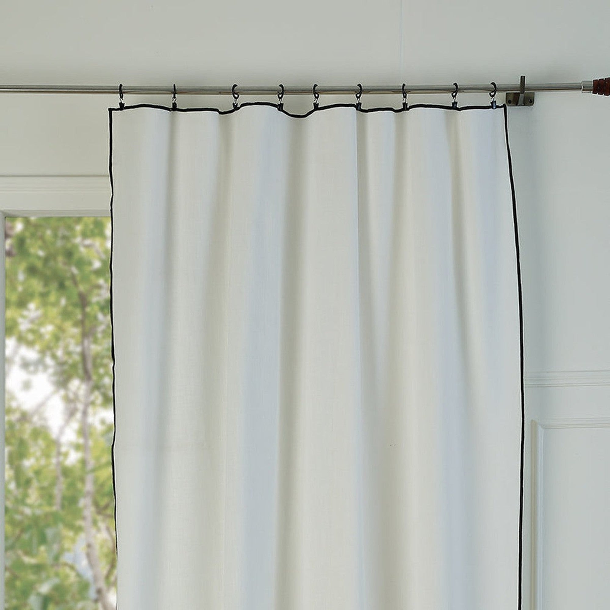 Tissu Coton Blanc Uni Au Mètre - Hauteur 280cm - Pour Rideaux, Tapisserie, Loisirs Créatifs