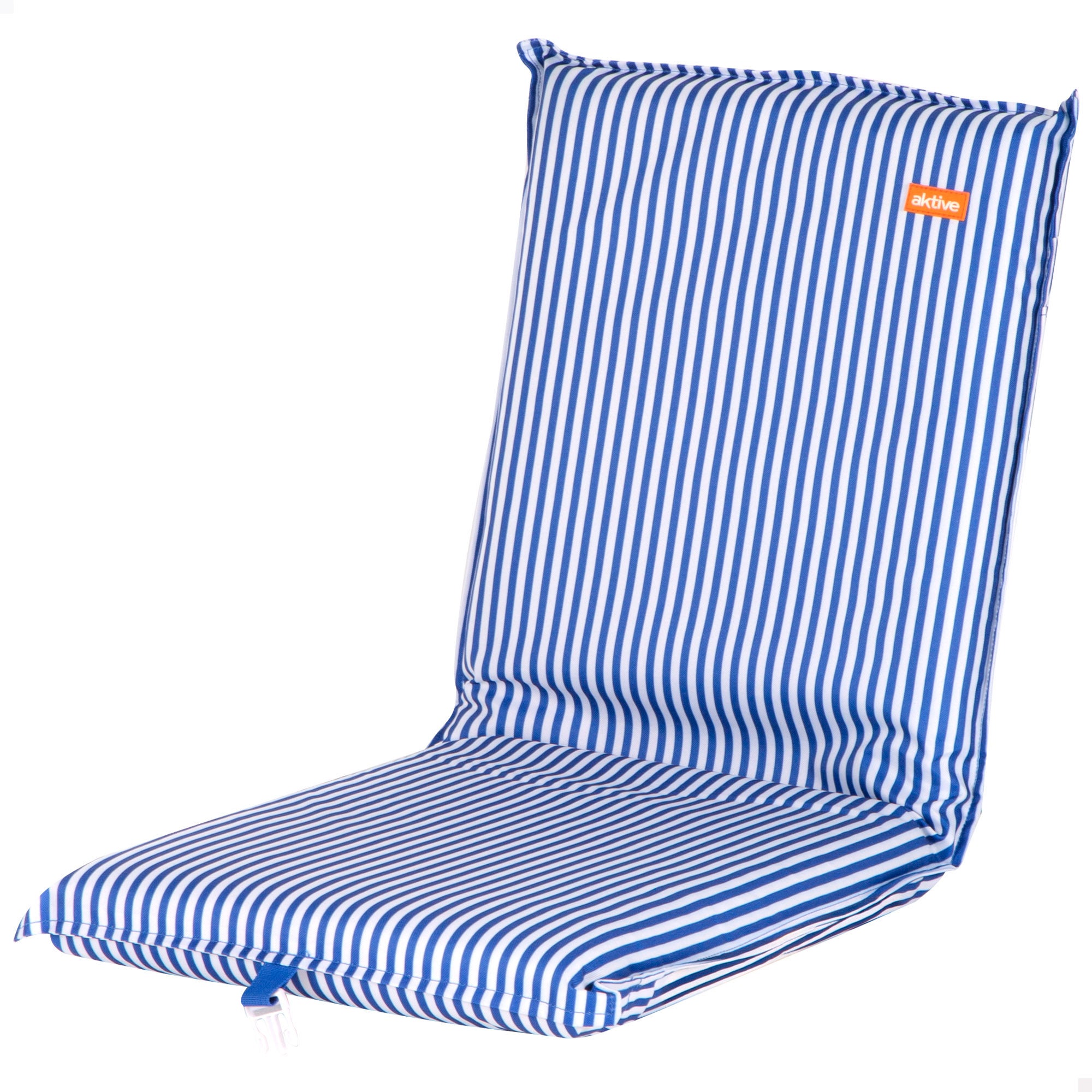 Aktive asiento playa plegable 40x48x56 cm rayas marineras