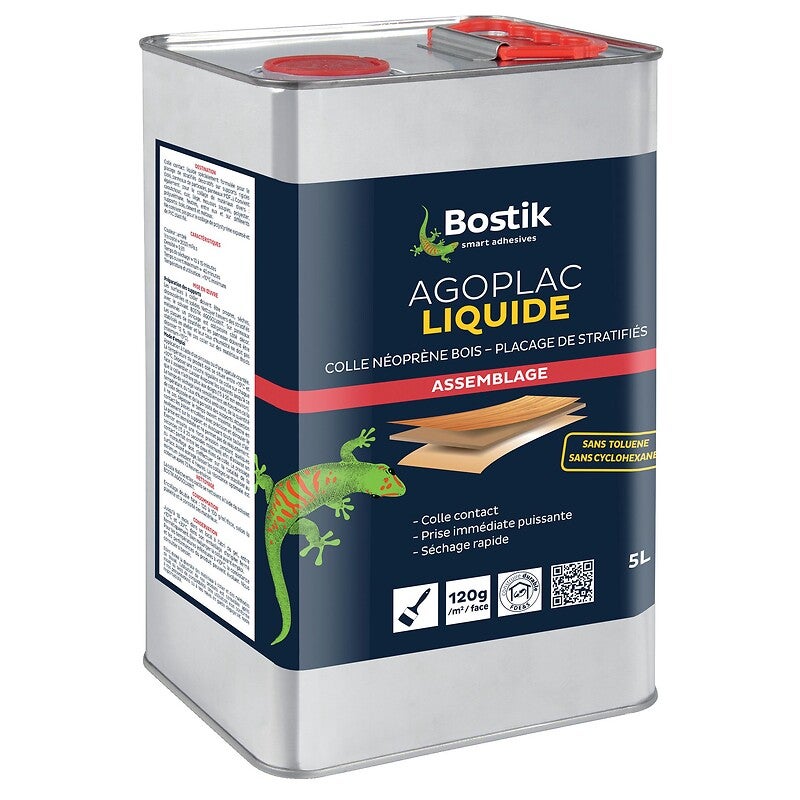Colle néoprène Bostik Agoplac liquide - 2