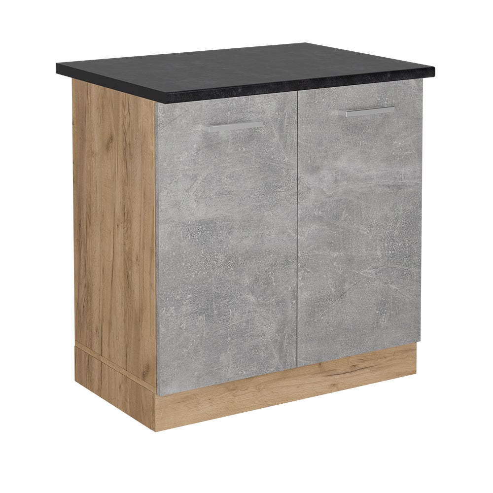 Vicco Szafka pod zlew R-Line, Beton, 80 cm , BP Antracyt