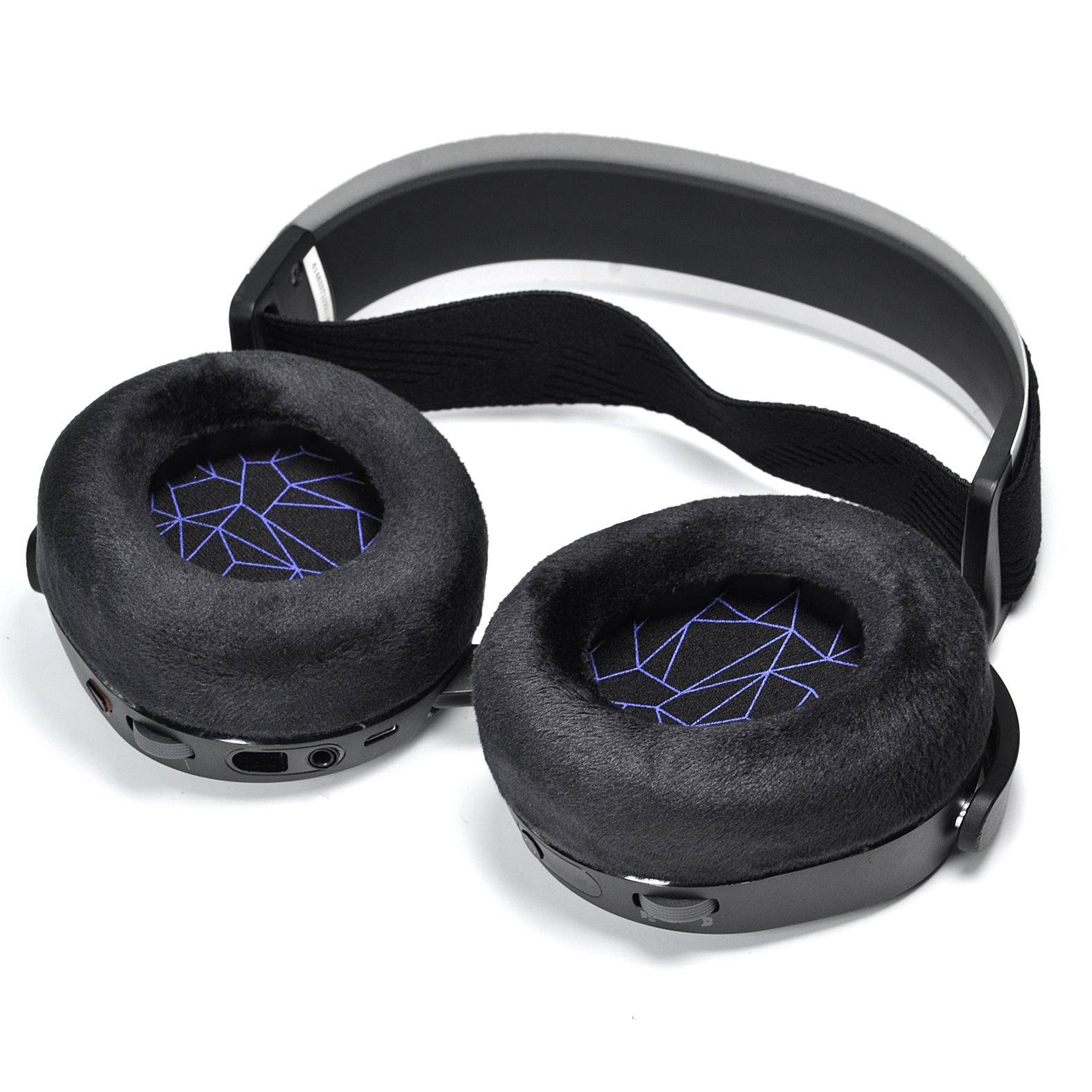 Coussinets D'Oreille Tissu Noir Remplacement Pour SteelSeries Arctis 3/5/7/9/Pro