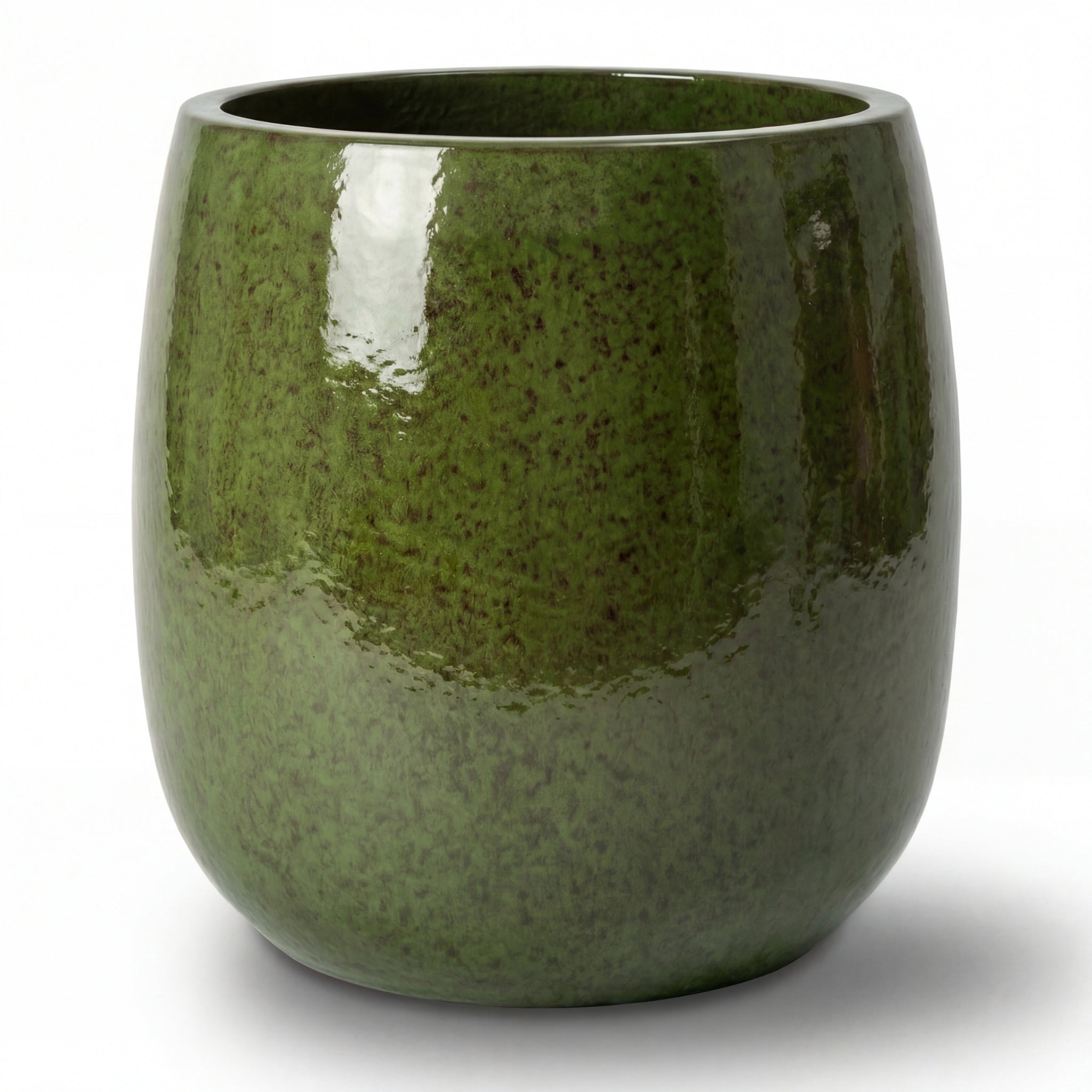 Pot grande taille d'extérieur SOCRATE 40x49cm vert tropical, fait main ...