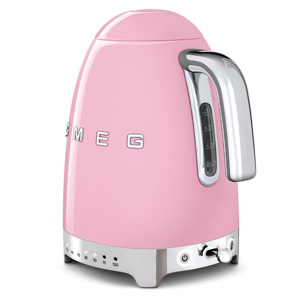 Bouilloire à température réglable 1,7L rose KLF04PKEU Smeg - 6