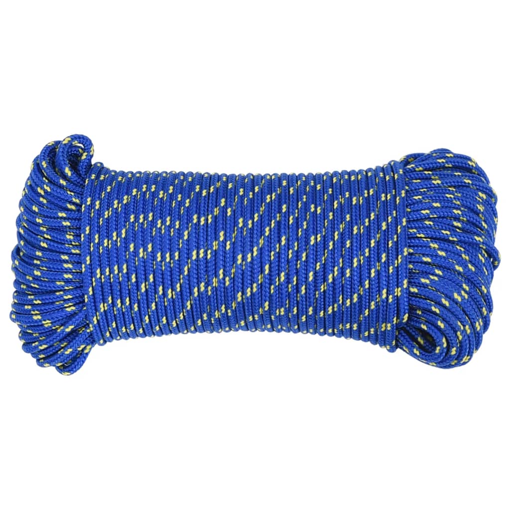 Corda | Cordão de 4 mm 50 m polipropileno azul CFW29317 - 3
