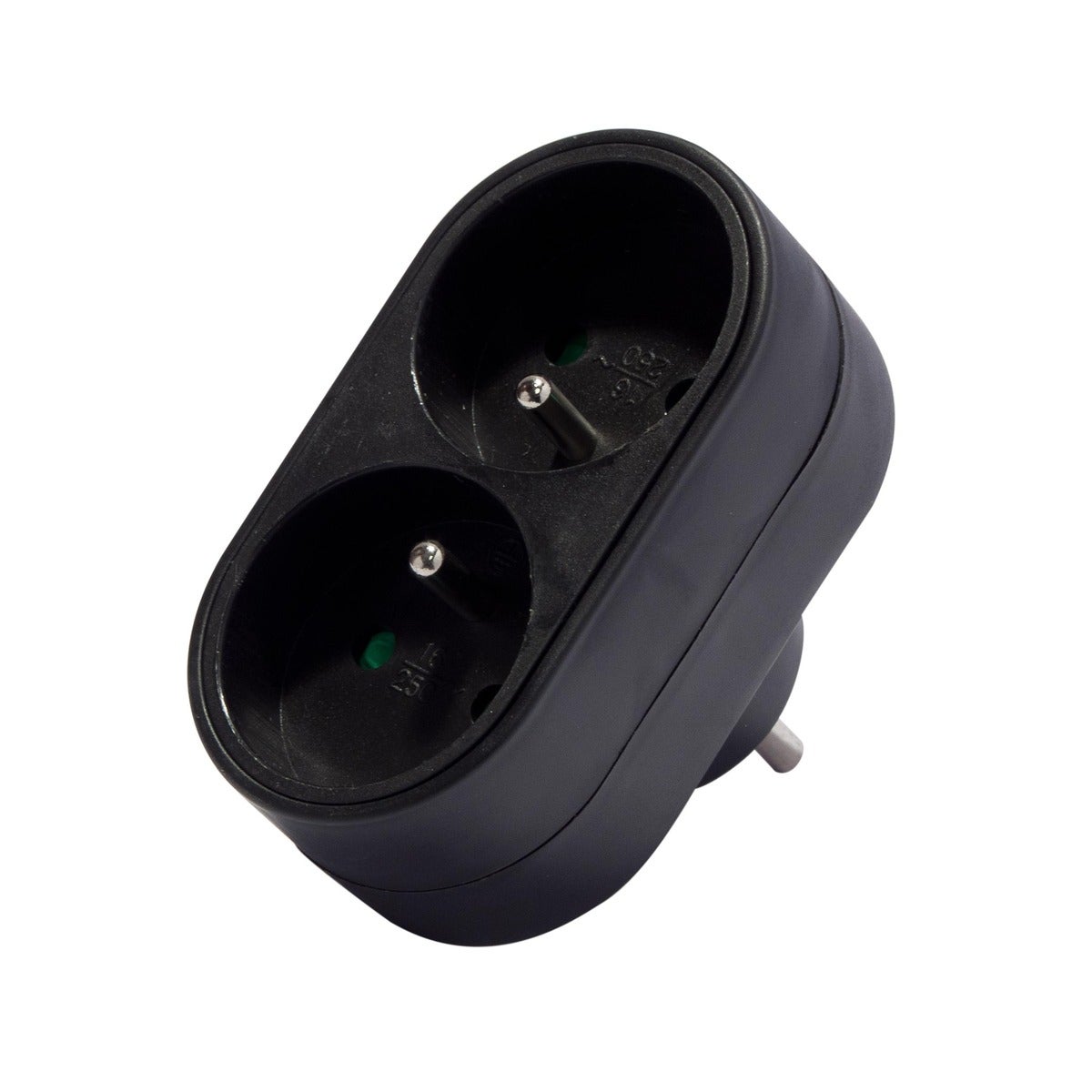 Multipresa Biplite Con 2 Prese Rotative 16A E 2 Porte USB 2.4A - Bianco, Modello WA-MPF2CUSB-BLC-CT