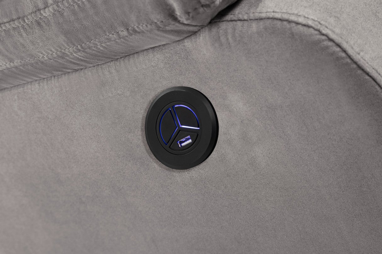 Loungitude - RELAXXO - Canapé de Relaxation électrique 3 places Microfibre LEO - 7