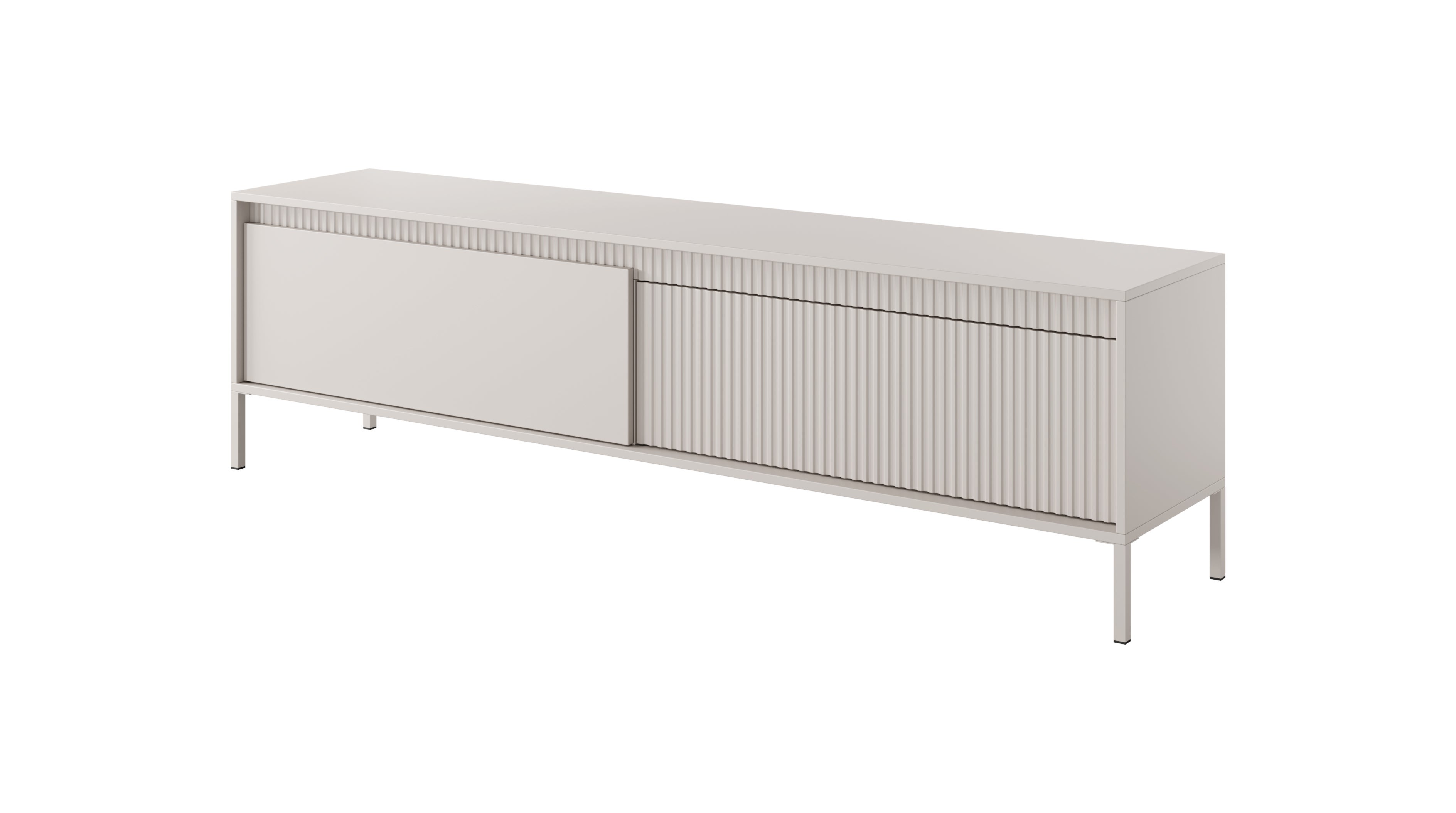 Szafka RTV: 2 drzwi, : kaszmir, 53,4 x 187,1 x 39,5 cm