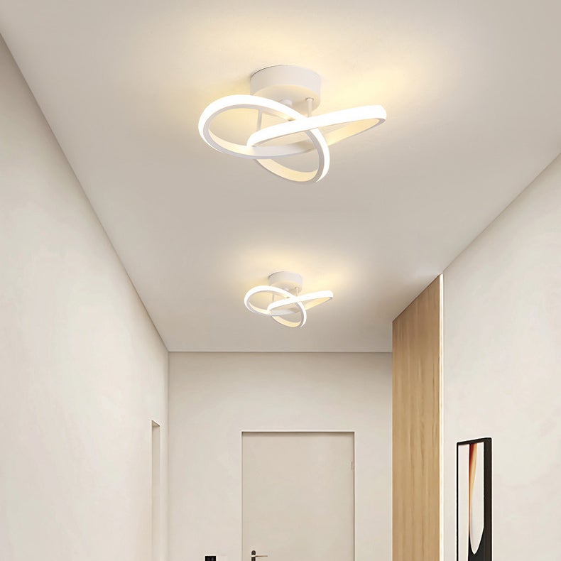 Lampa sufitowa LED, energooszczędny żyrandol LED, nowoczesna lampa sufitowa 20 W, designerska lampa LED do korytarza, ciepła biel 3000 K - 4