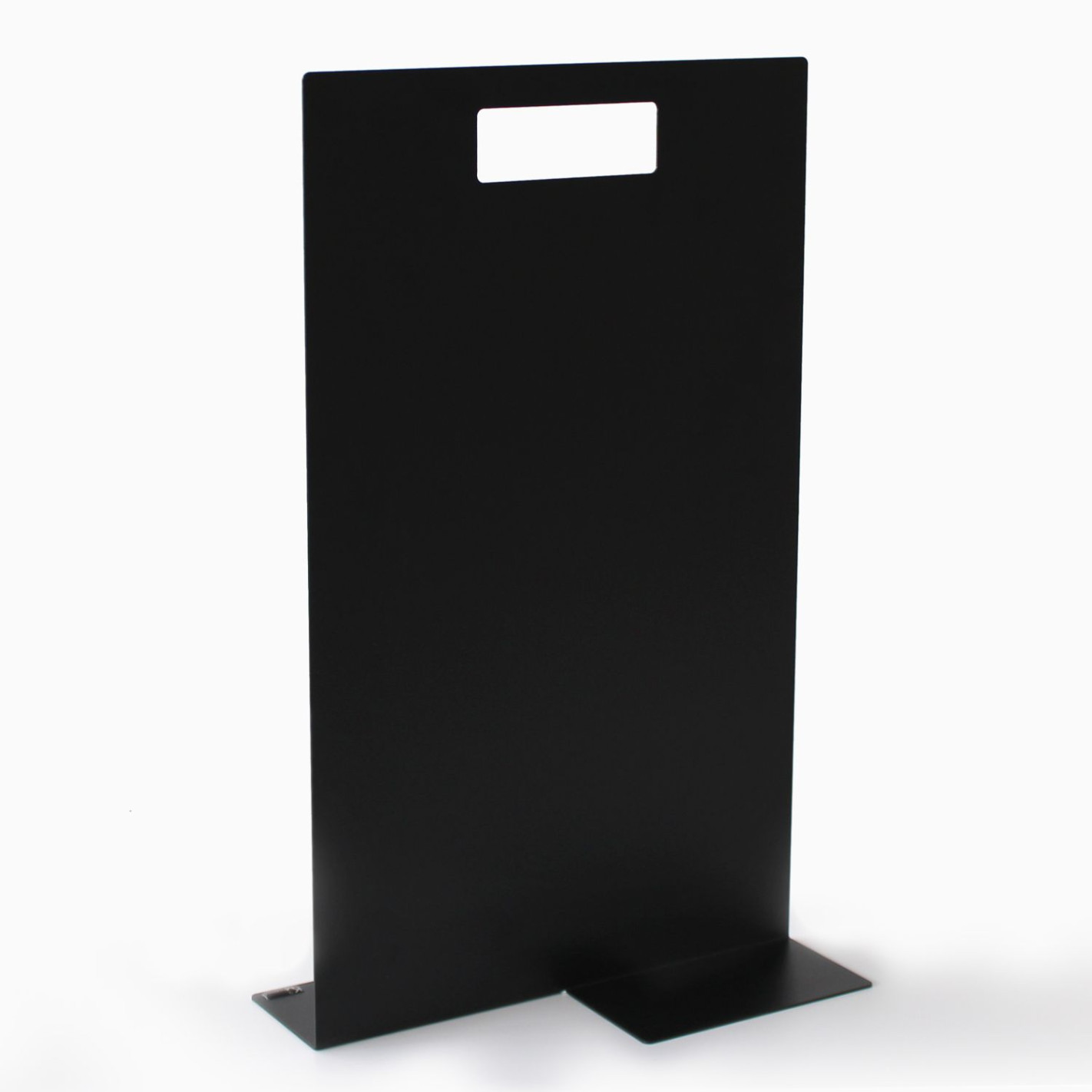 Kalamitica - pizarra magnética de mesa formato a3 - 30 x 50 cm - expositor de mostrador, pizarra negra de doble cara, para escribir y borrar