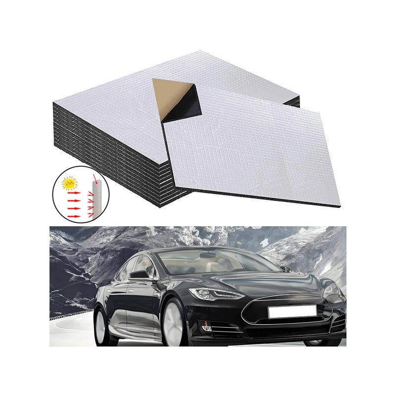 Samoprzylepne maty izolacyjne, 400 x 250 x 5 mm, wodoodporne i odporne na wilgoć, 10 sztuk