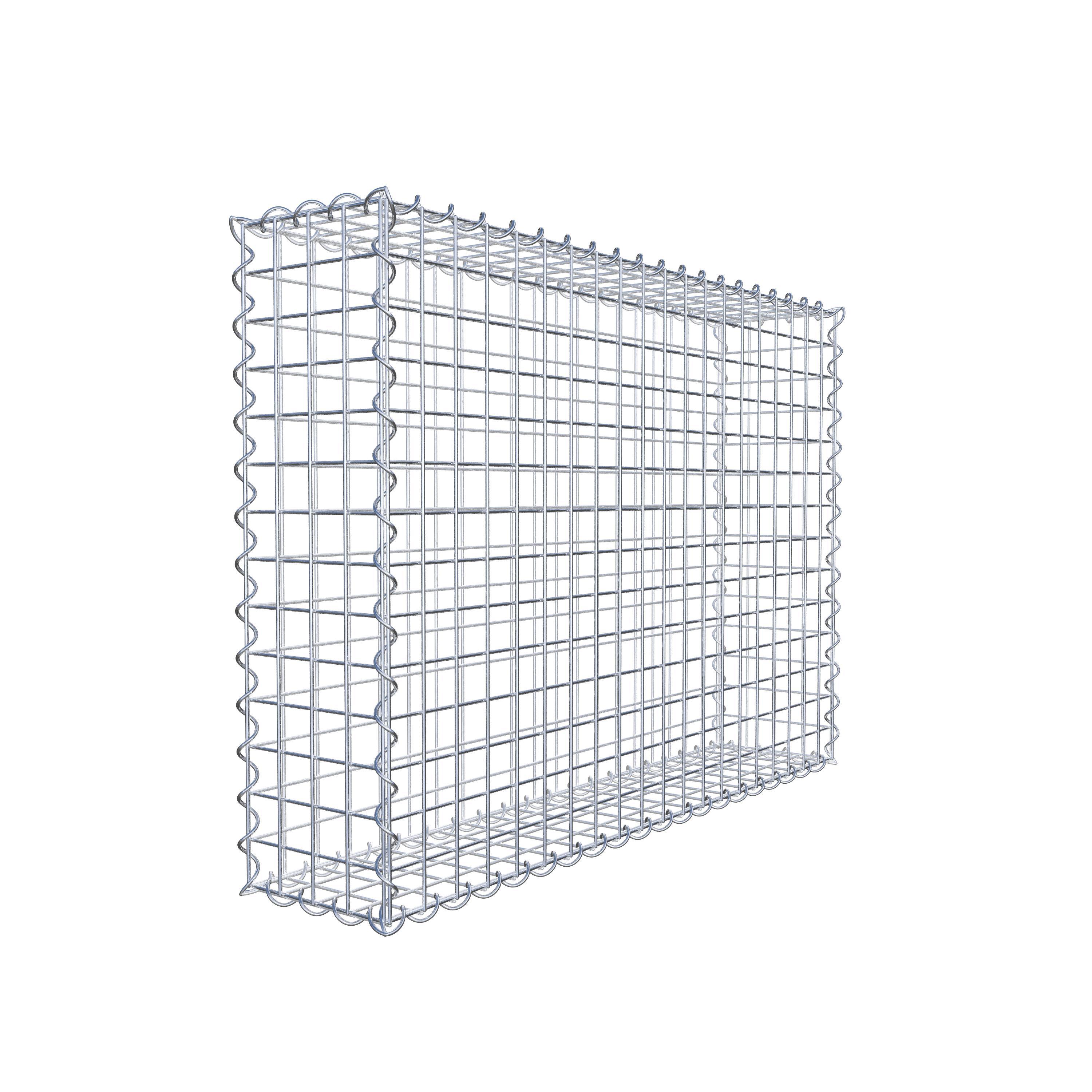 Gabiona - Gabion 100 cm x 30 cm x 40 cm (L x H x P), Taille des mailles