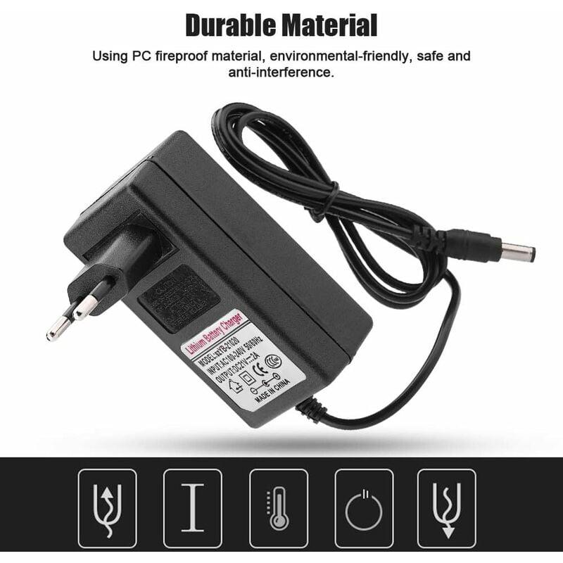 Caricabatterie Per Batteria Agli Ioni Di Litio 21V 2A – Adattatore Universale EU Da 100-240V - 3