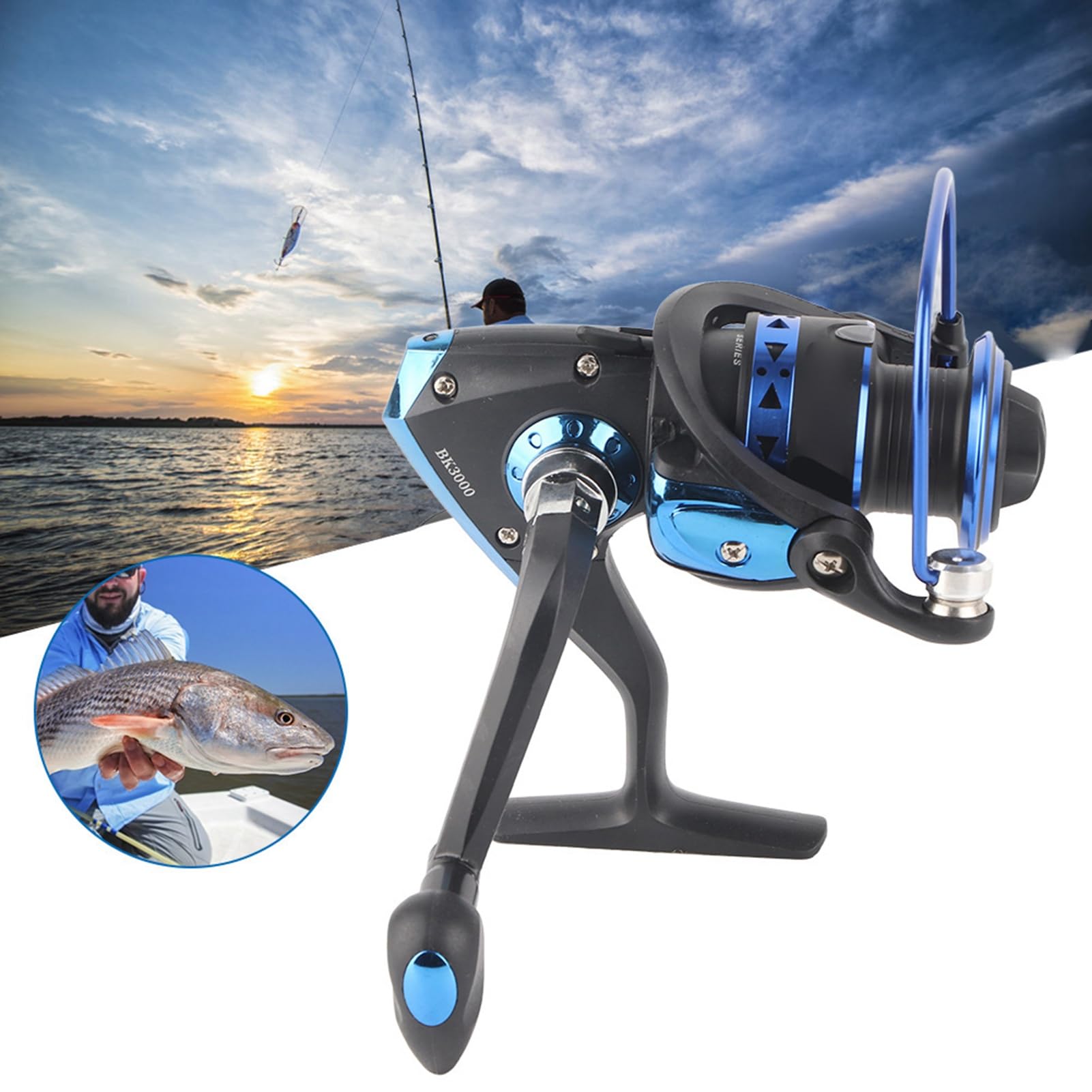 Moulinet Lance-appâts Vintage Daiwa Millionaire 5H - Haute Vitesse, 2 Roulements - Japon