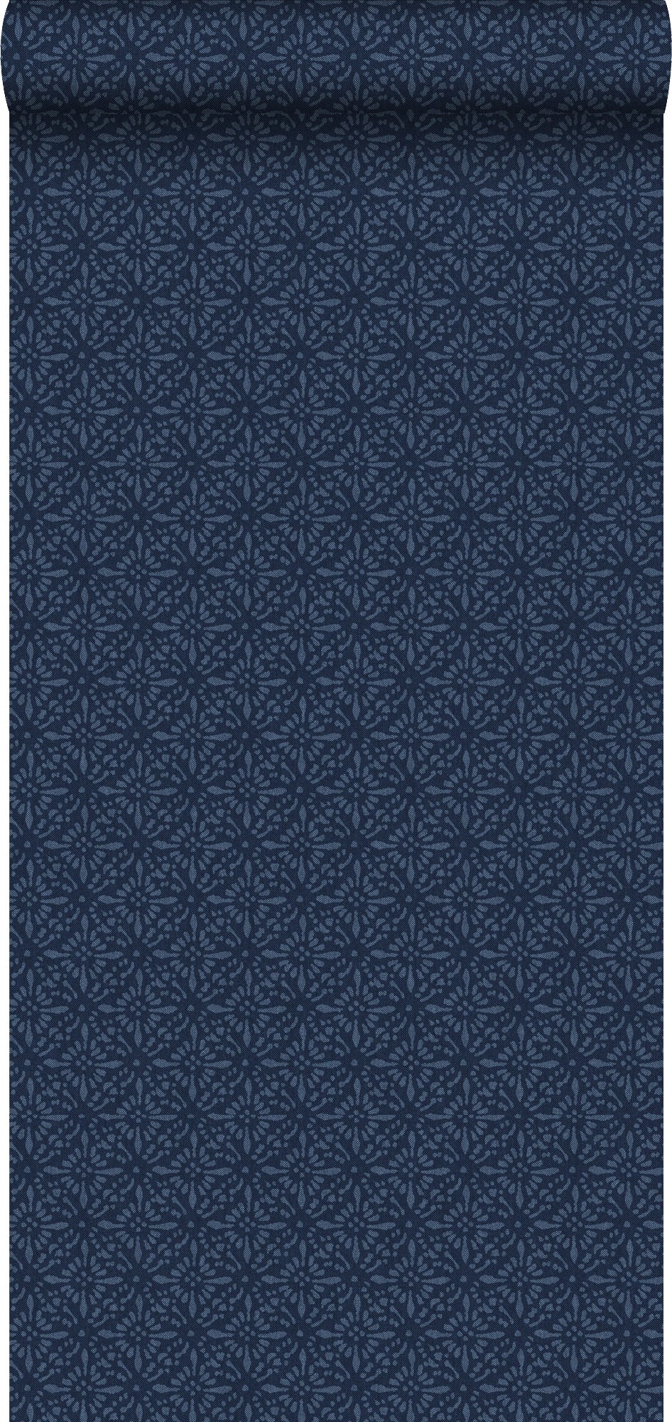 Tapeta motyw etniczny ciemnoniebieskim - 53 cm x 10.05 m - WALLS4YOU