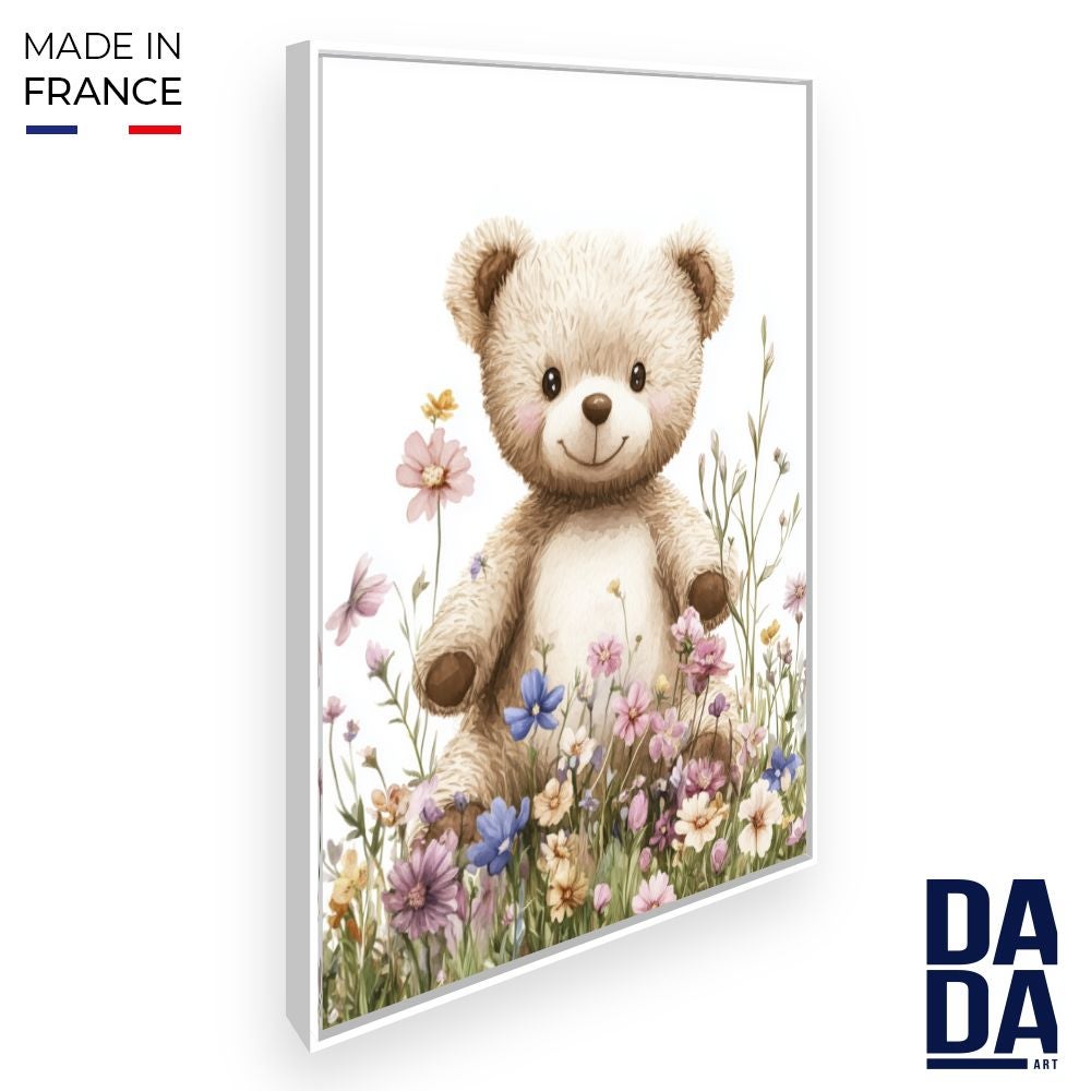 Tableau Sur Toile Personnalisable Avec Photo - Cadre Blanc, Fabrication Allemagne