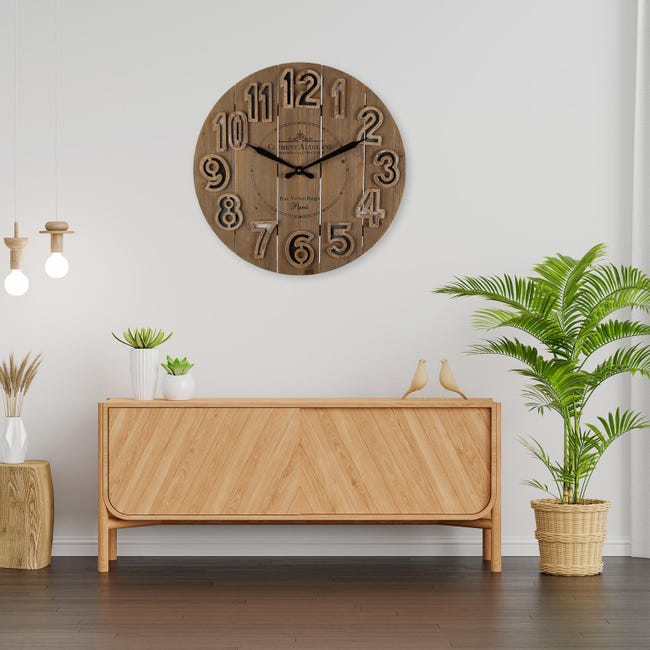 Versa Tanbar Reloj de Pared Decorativo para la Cocina, el Salón