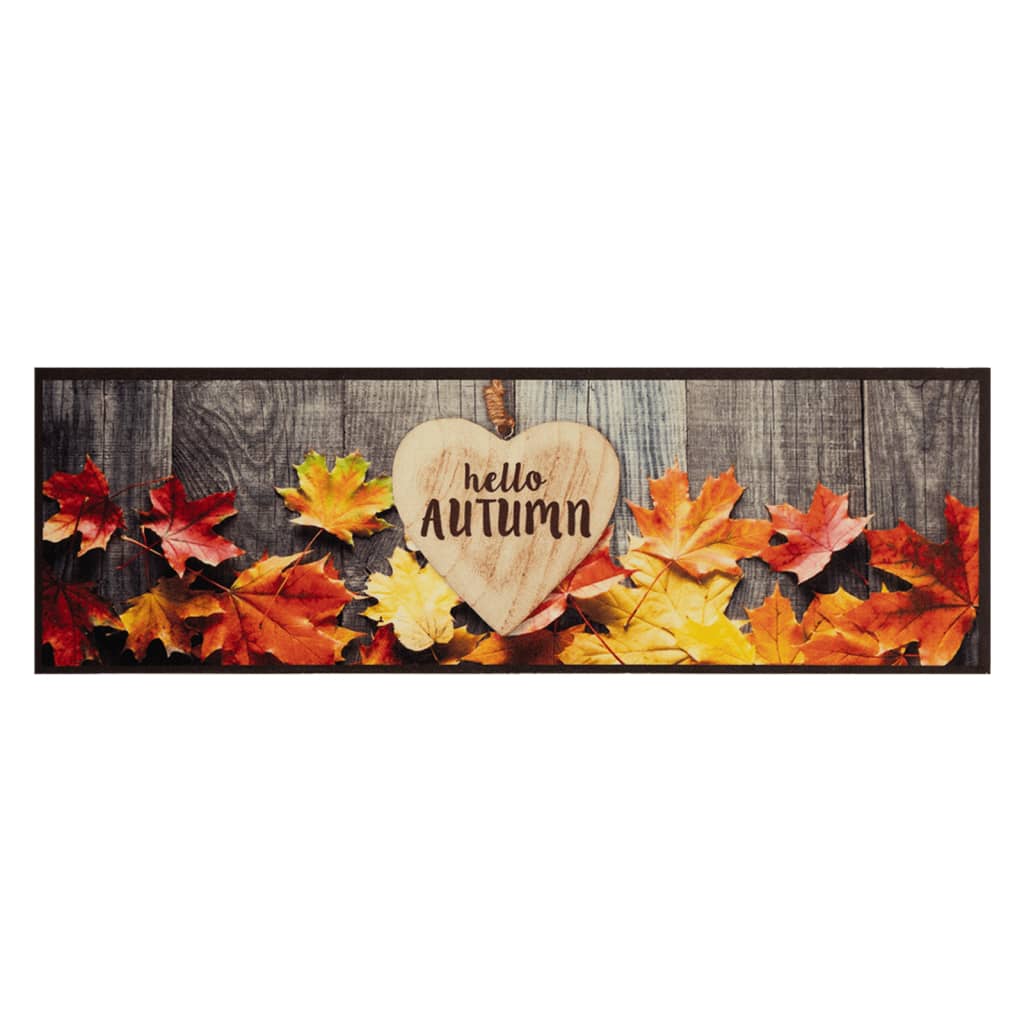 Alfombra de cocina | tapete para la cocina lavable terciopelo otoño 60x180 cm cfw65185