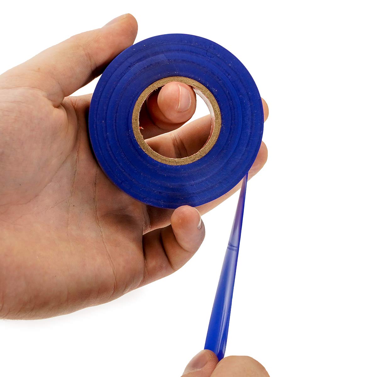 ERKO Nastro Isolante elettrico blu 15 mm x 10 m 10 Pezzi, PVC Per isolare, Riparare e legare, nastro adesivo, Per tensioni fino a 6 kv, elettrici prof - 2