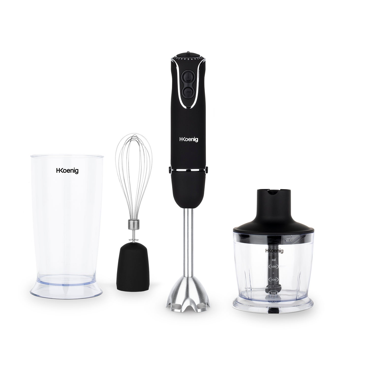 Blender ręczny H.Koenig MIX75 wielofunkcyjny 850W 5 prędkości