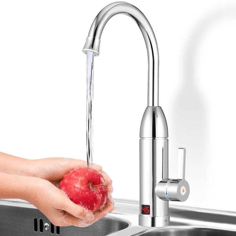 Rubinetto Elettrico Con Scaldacqua Istantaneo, Riscaldamento Istantaneo A Led Girevole A 360 Rubinetto Intelligente Per Cucina Giardino Bagno Soggiorno Campeggio 83131605 Rubinetto Elettrico Con Scaldacqua Istantaneo, Riscaldamento Istantaneo A Led Girevole A 360 Rubinetto Intelligente Per Cucina Giardino Bagno Soggiorno Campeggio 83131605