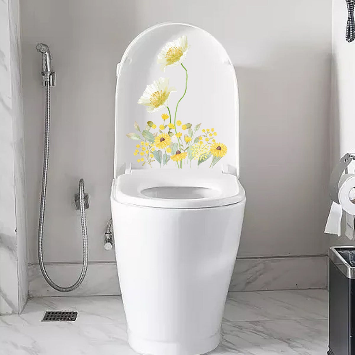 Calcomanía Adhesiva Para Inodoro - Pegatinas Para Tapa De Asiento De Inodoro | Pegatinas De Pared Autoadhesivas