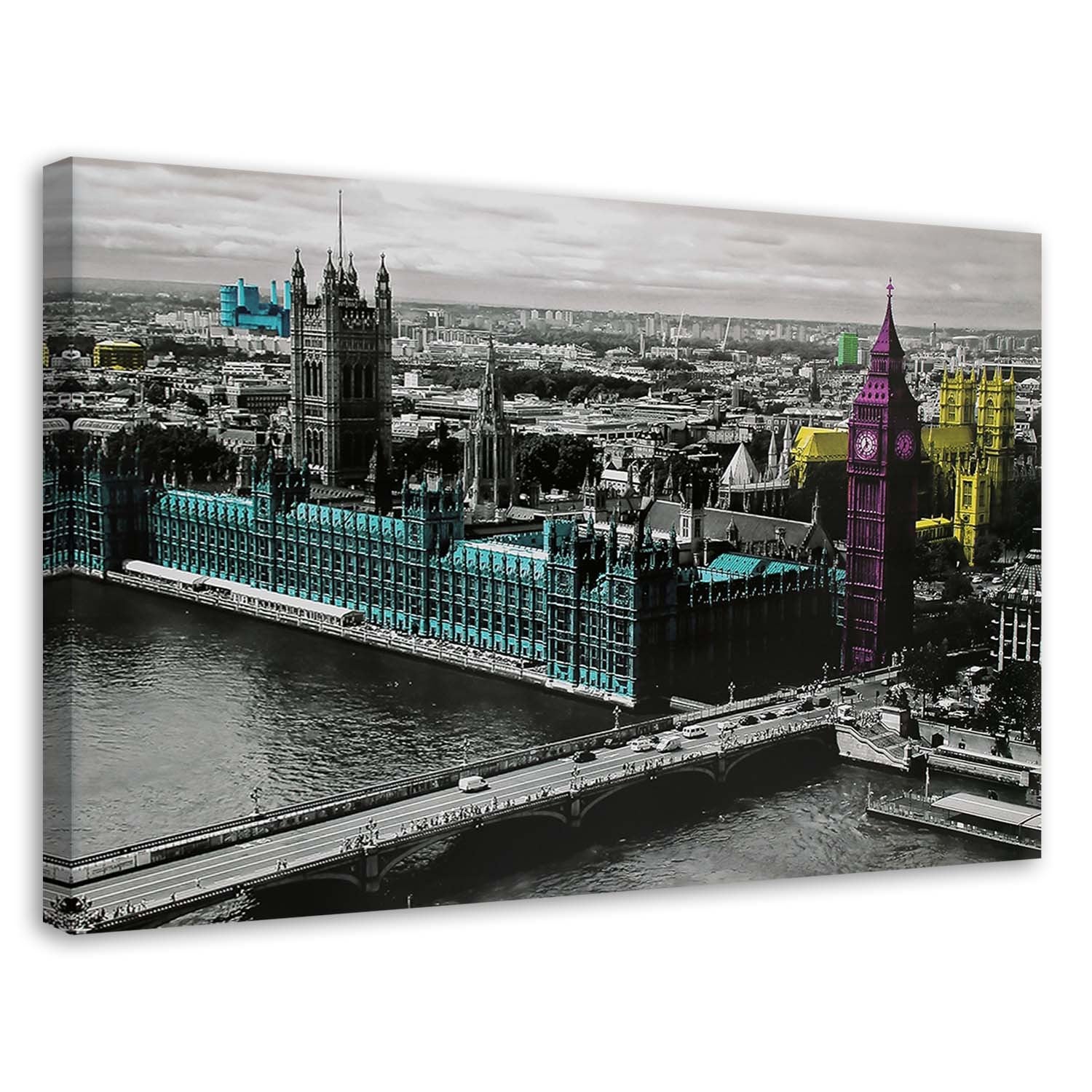 Obraz na płótnie, Londyn - Big Ben i budynek parlamentu 100x70