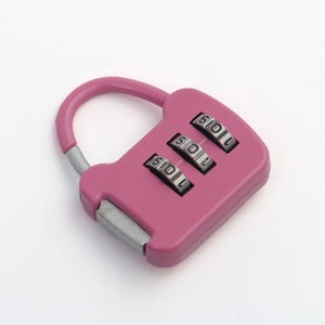 Lot De 6 Cadenas à Combinaison 3 Chiffres - Petits Cadenas à Câble étanches - Multicolore