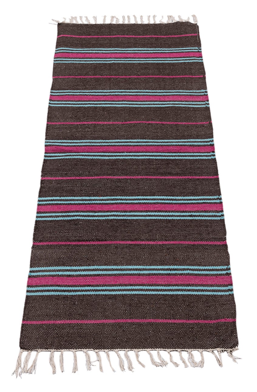 (Można prać w pralce w 30°) Kilim Oryginalny Autentyczny Ręcznie Robiony 140x57 CM