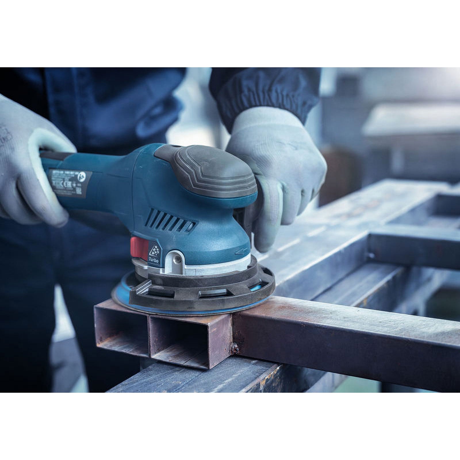 Bosch 1x Disco per levigatura EXPERT O780, 150 mm (per Legno duro, Vernice su legno, Ø 150 mm, Grano 80, Professional Accessorio levigatrice rotoorbit - 4