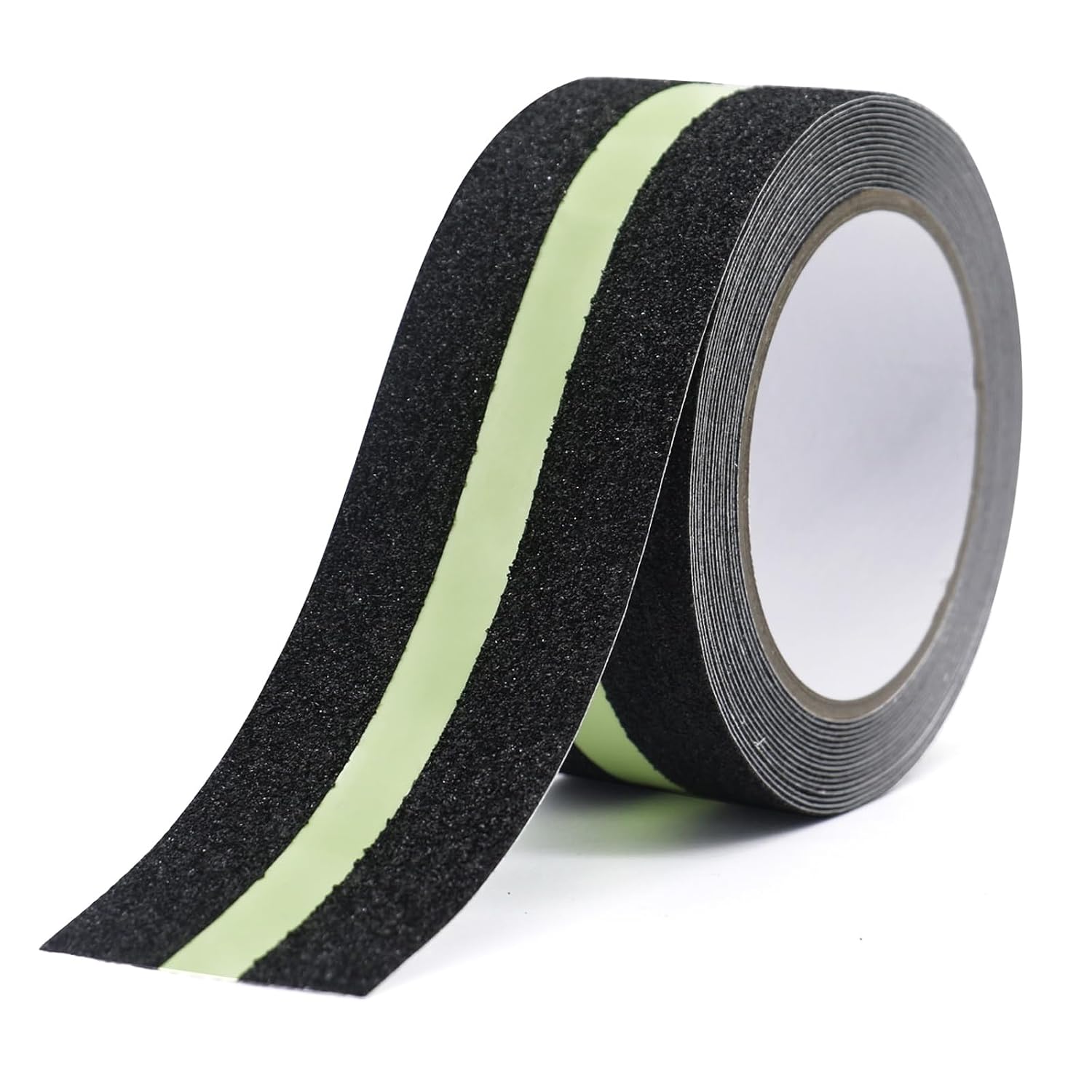 Ruban Antidérapant Phosphorescent, Lot de 2 - 5 cm x 10 m, Noir avec ...