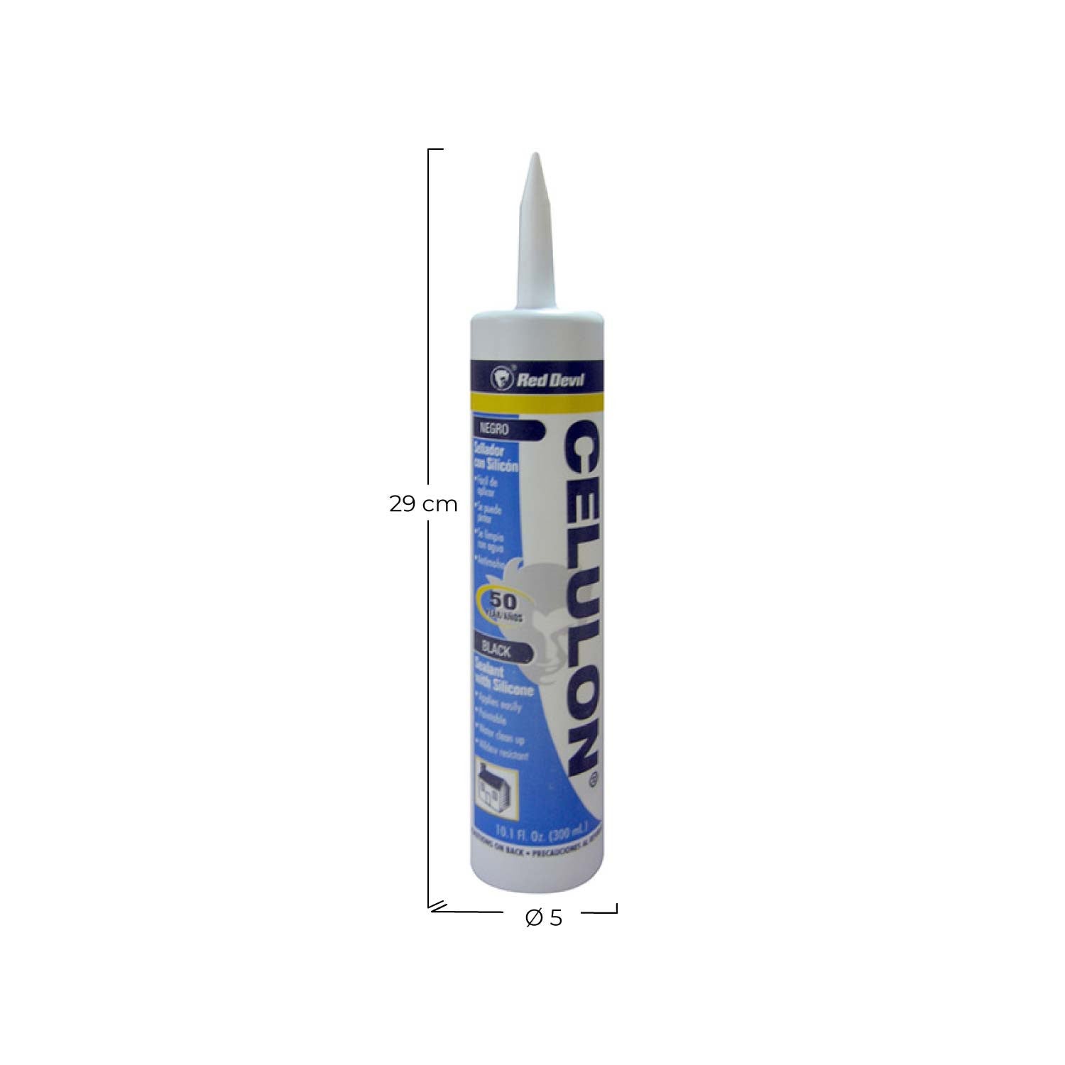 Mastic Joint Noir 300ml Diable Rouge - 2
