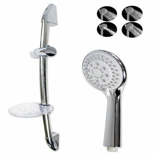 Asta Saliscendi Doccia 60 Cm OFF0 - Acciaio Inox, Regolabile In Altezza E Angolo, Finitura Cromo - Foto 3