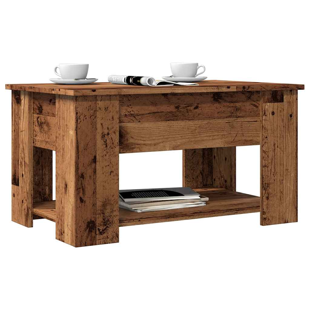 Table Basse Blanche Brillante VidaXL - 79x49x41 Cm - Bois D'ingénierie (Neuve)