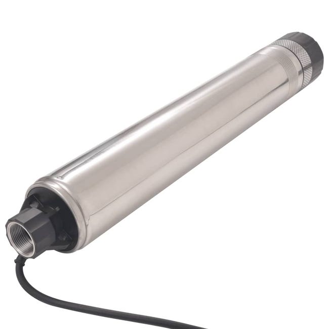 Pompa Per Pozzi Profondi 250W - Acciaio Inox, Portata 1600 L/h, Altezza 80m, Cavo 20m - Foto 3